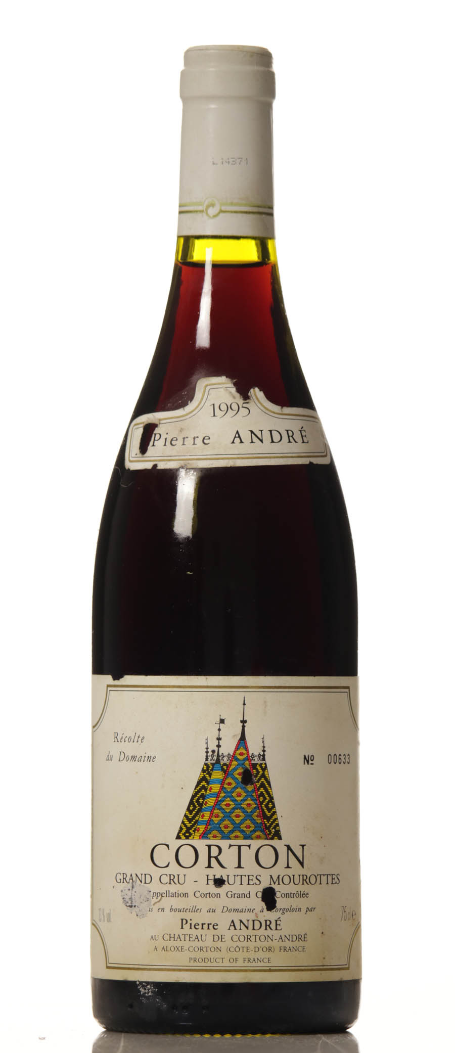 Corton Hautes Mourettes 1995 Grand Cru Pierre Andre-0