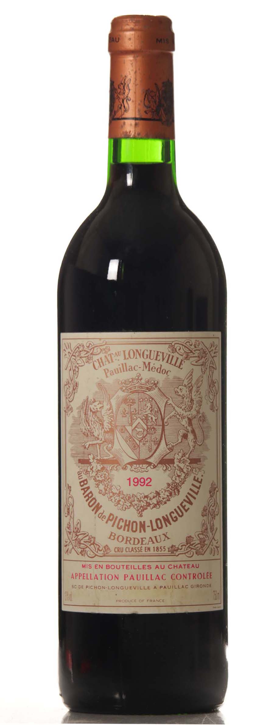 Pichon Longueville au Baron de Pauillac 1992 - VINEUT