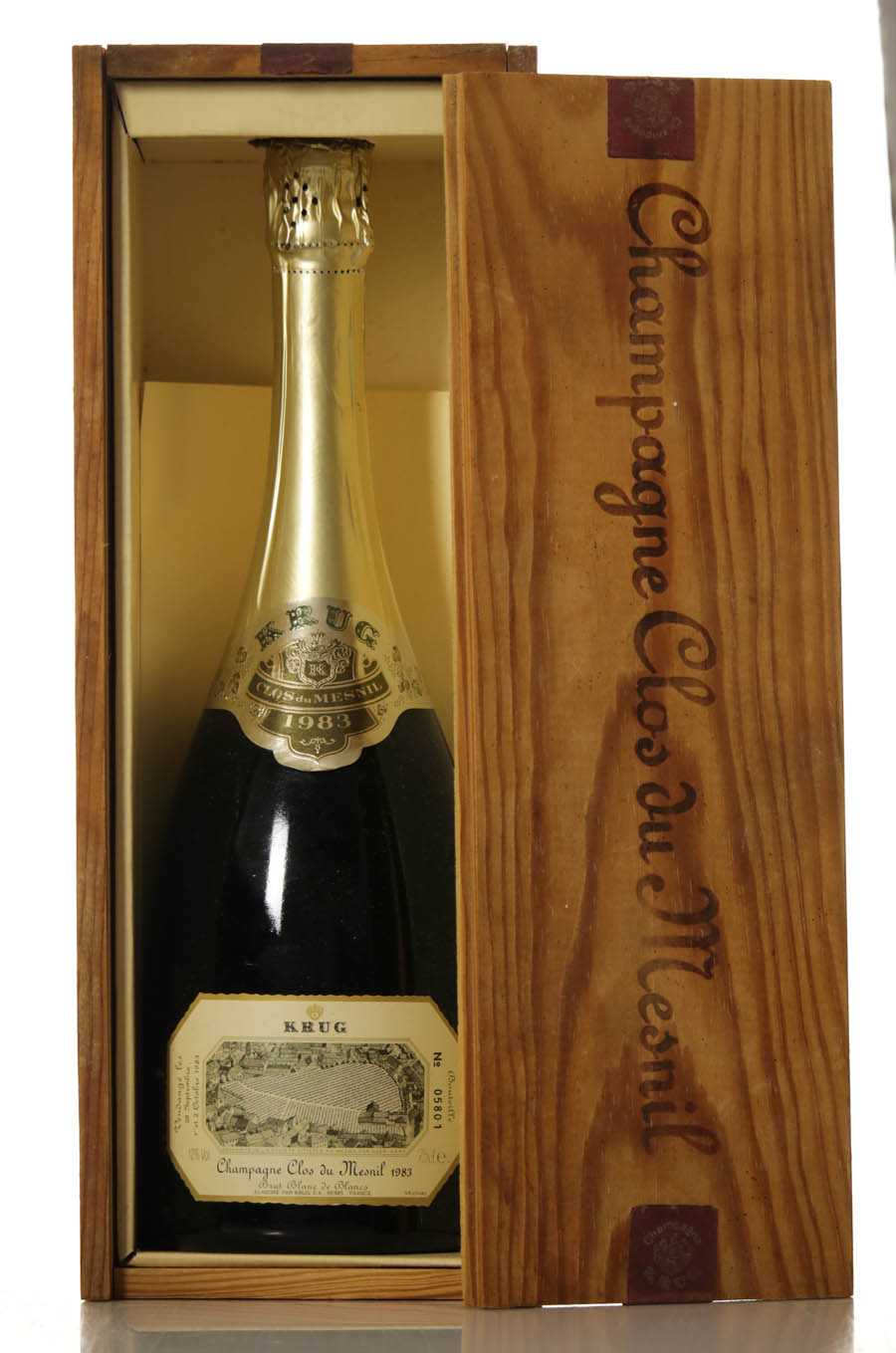 Krug Clos du Mesnil 1983 in Case of 1 btl. - VINEUT