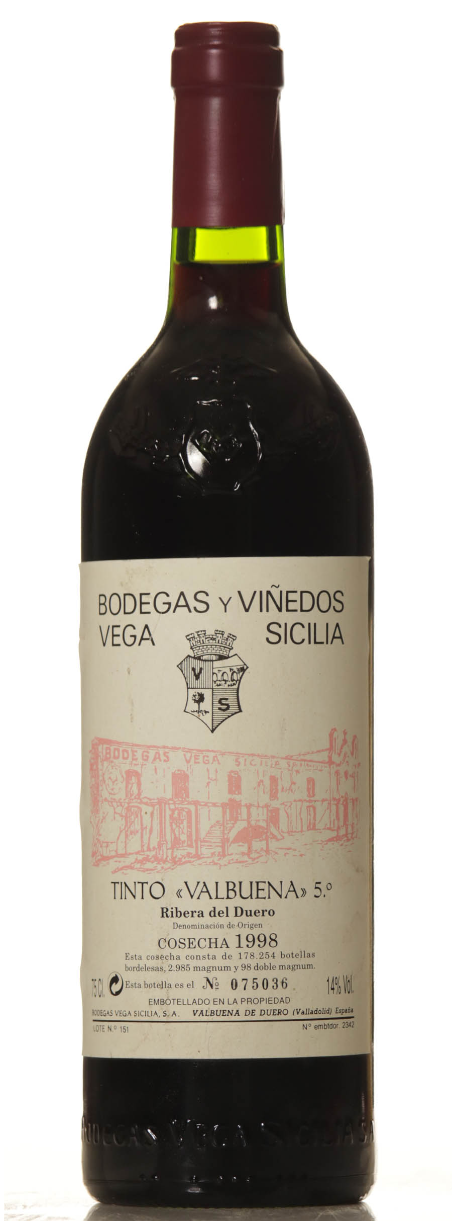 Vega Sicilia Valbuena 5 1998 - VINEUT