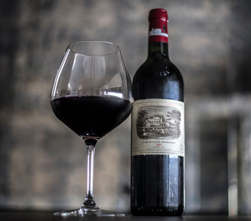 Bottiglia di Chateau Lafite Rothschild