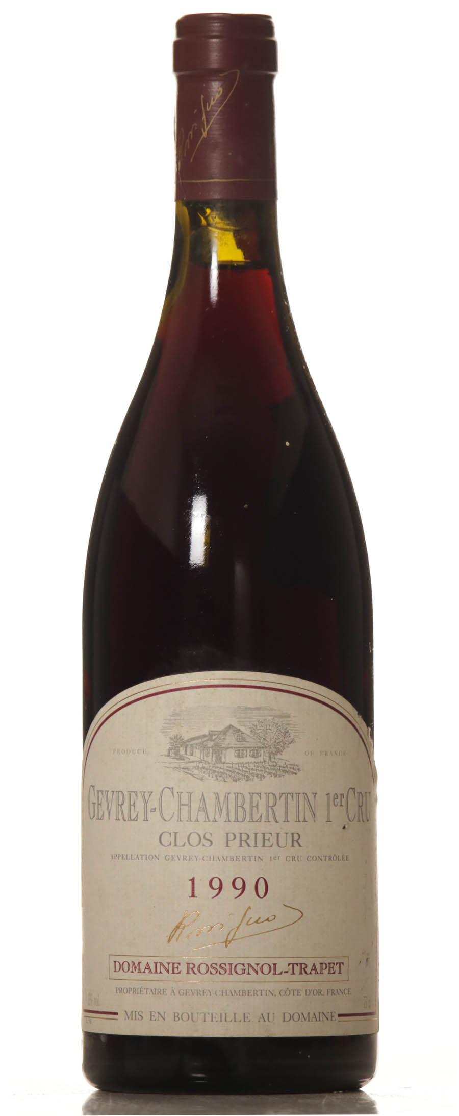 Gevrey Chambertin Clos Prieur 1990 Rossignol Trapet - VINEUT