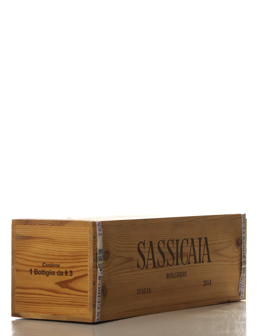 Sassicaia 2014 Double Magnum in owc1 - VINEUT