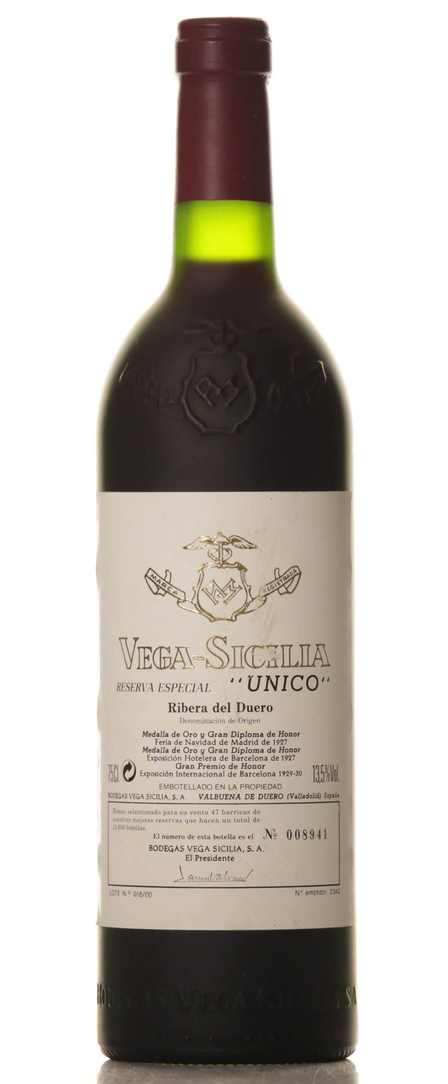 Vega Sicilia Unico Reserva Especial 2000 Release 1981-1990-1994 - VINEUT