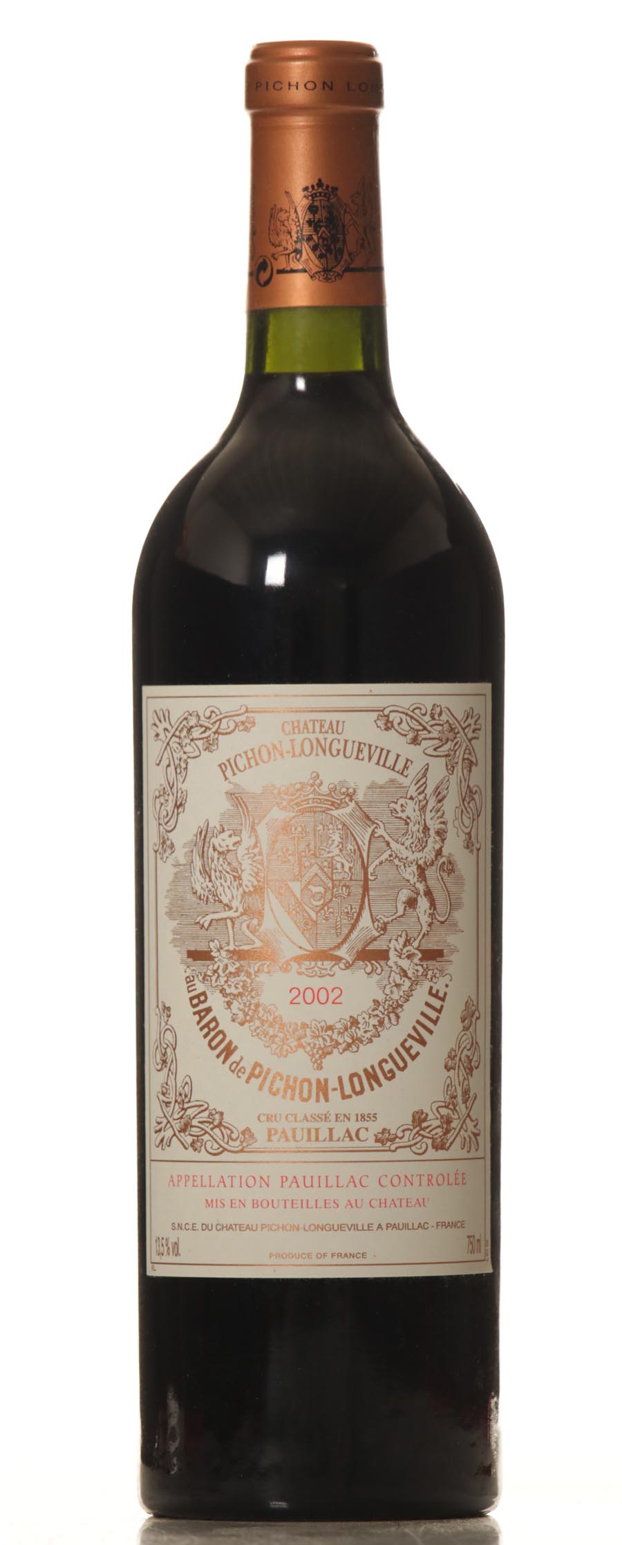 Pichon Longueville au Baron de Pauillac 2002 - VINEUT
