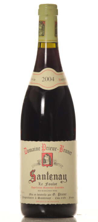 Domaine Prieur Brunet Santenay Le Foulot 2004