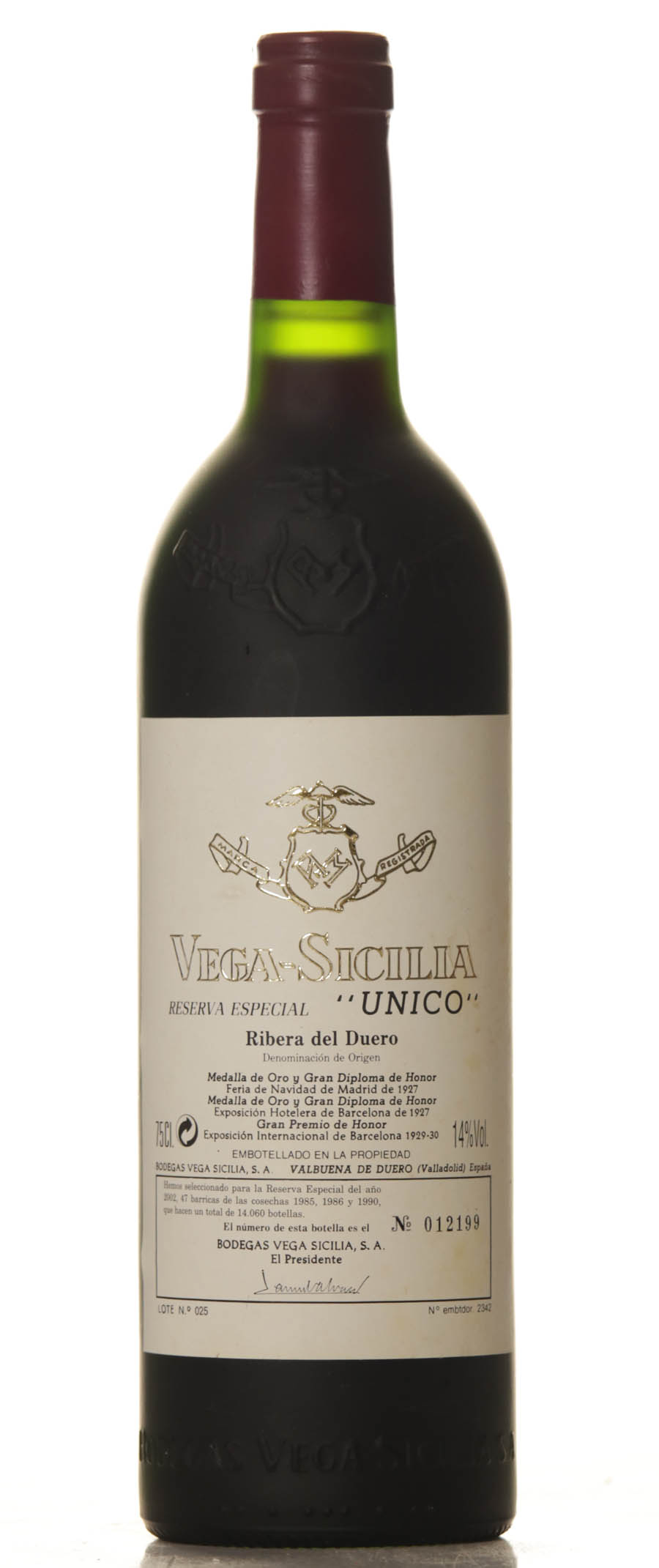 Vega Sicilia Especial 1985-1986-1990